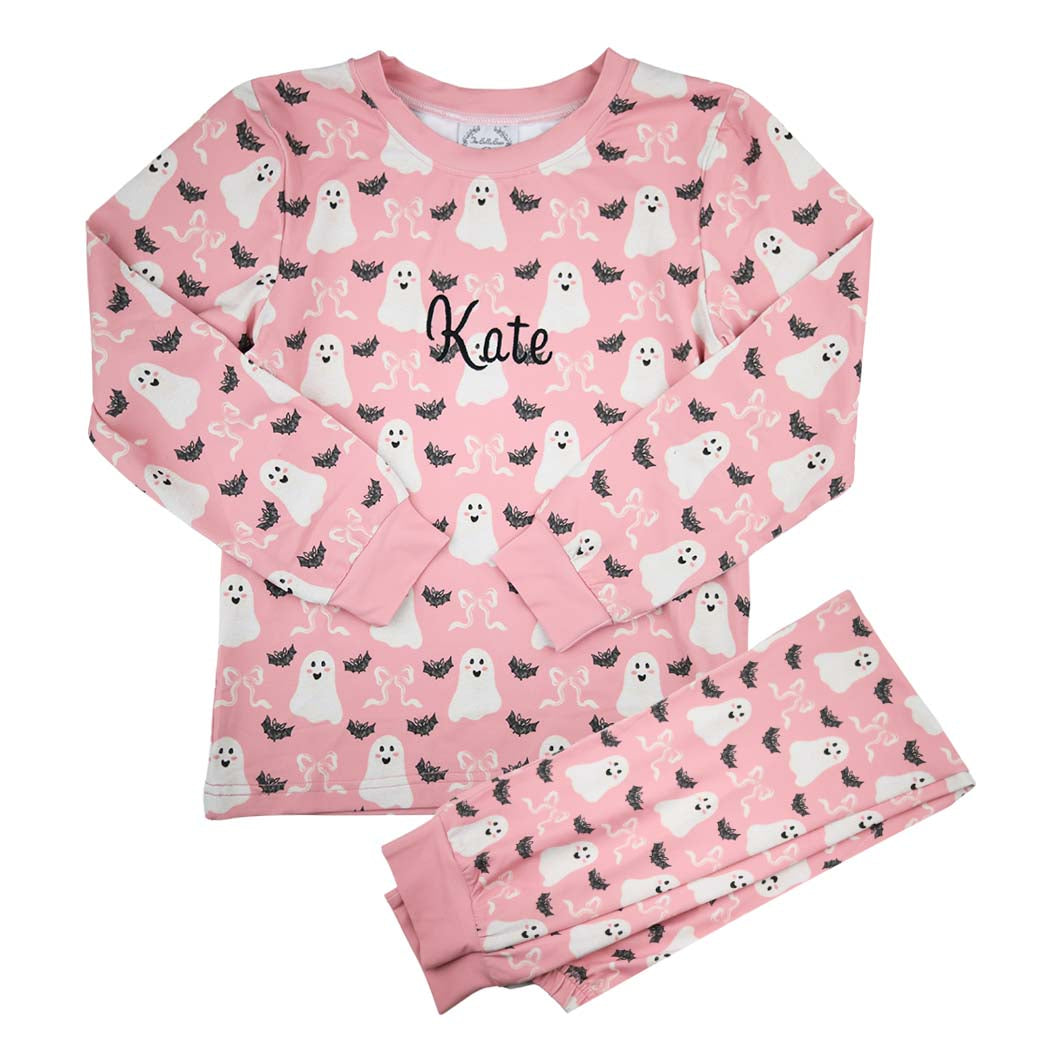 Pink Ghost Halloween Loungewear