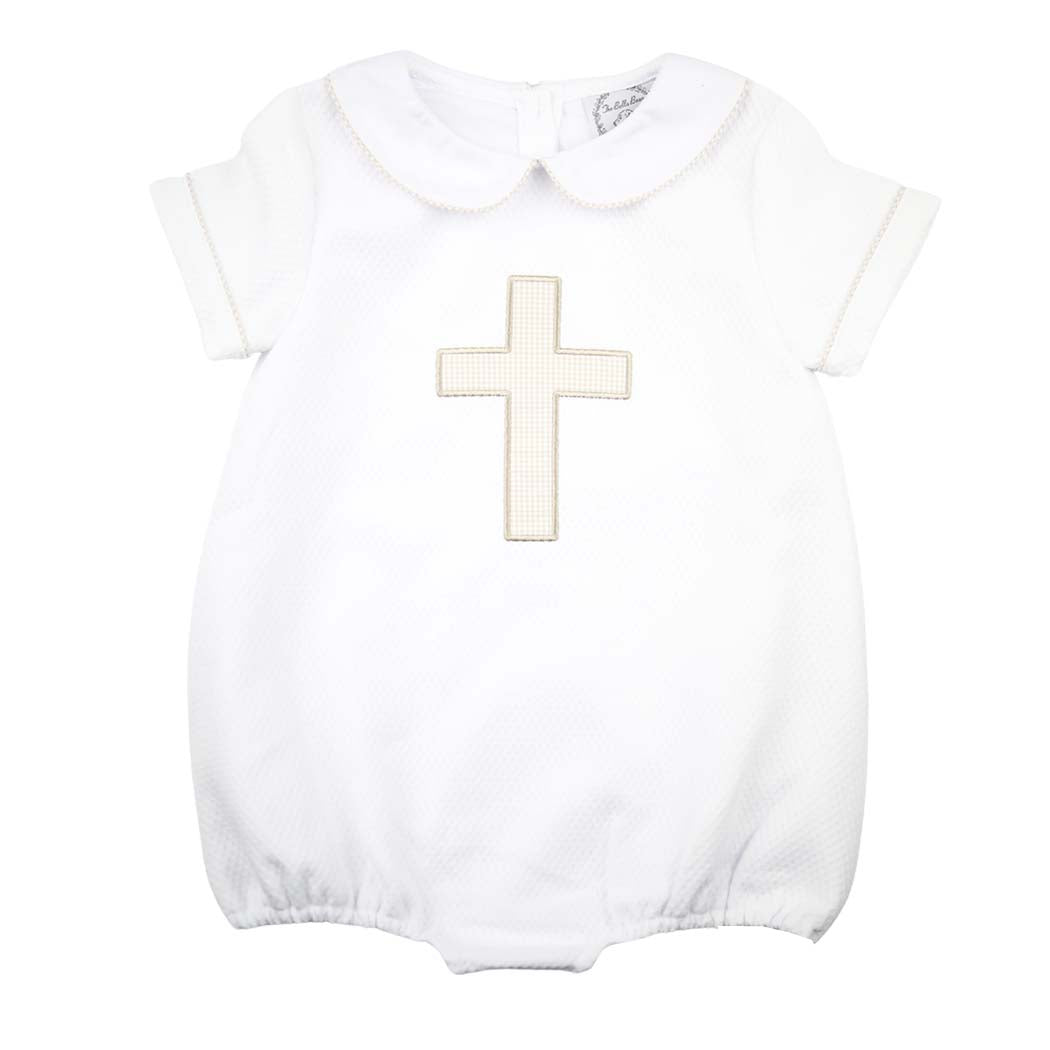 White Unisex Easter Cross Bubble