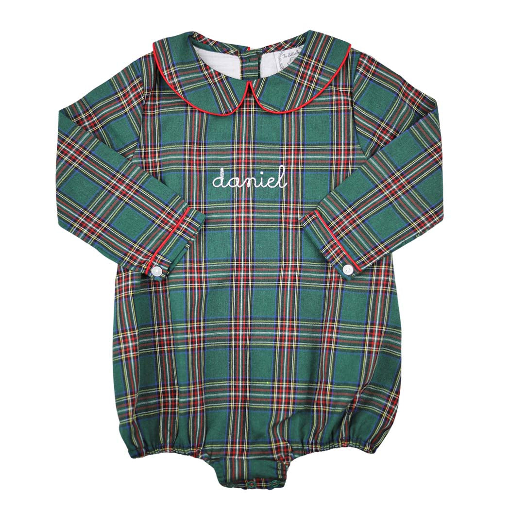 Green Tartan Unisex Bubble