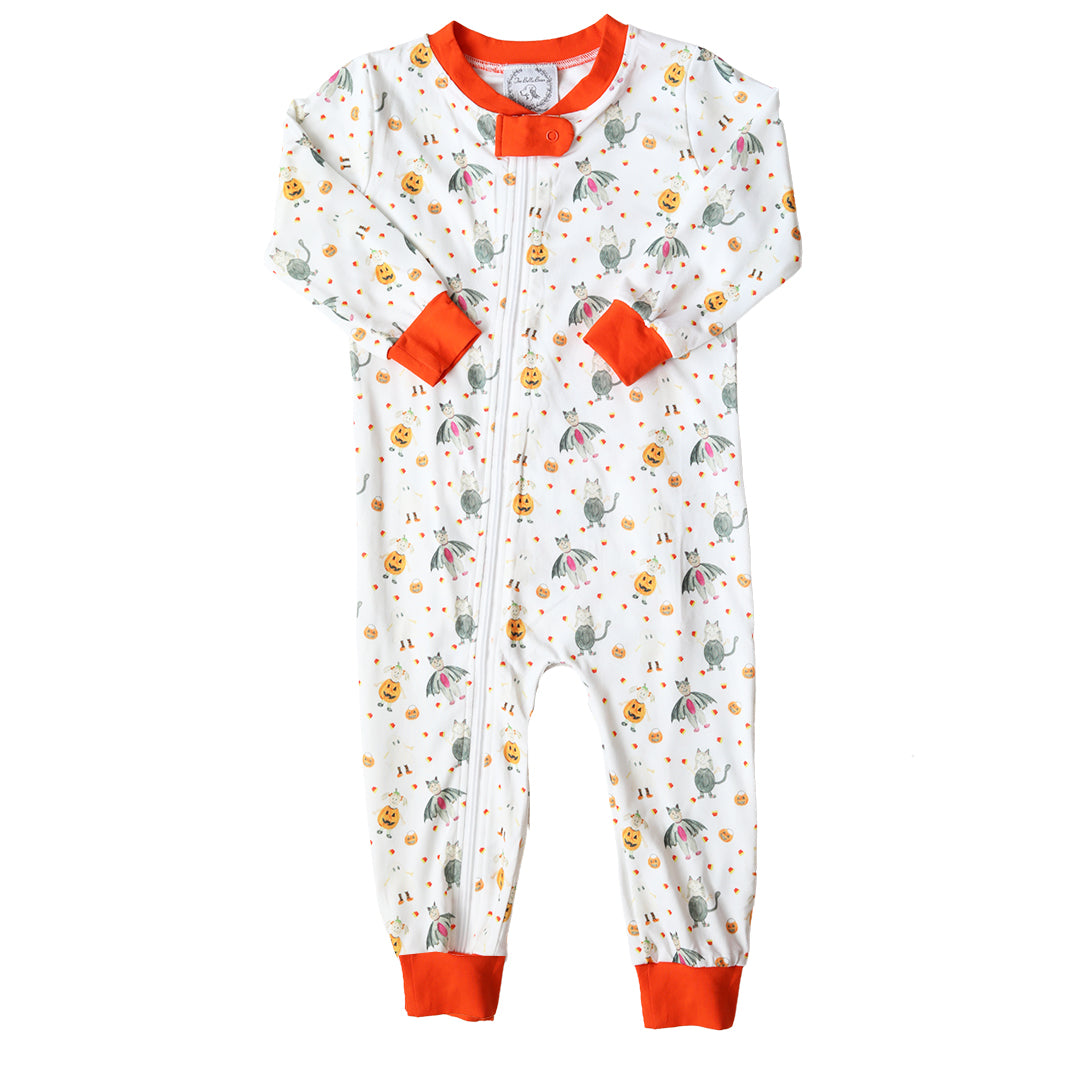 Boo to You! Halloween Baby One-piece Zip-up Loungewear